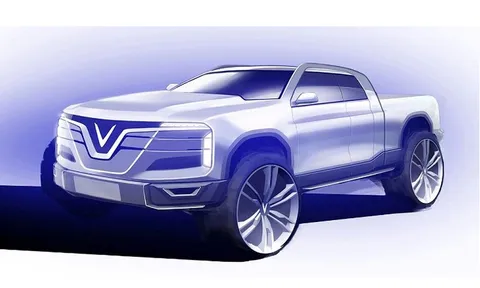 Chi tiết bán tải điện VinFast