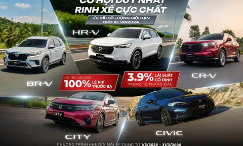 Honda cùng Nhà Phân phối khuyến mại hấp dẫn cho các mẫu xe ô tô