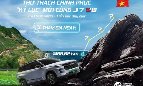 Omoda & Jaecoo Việt Nam khởi động chương trình “Thử thách chinh phục kỷ lục mới cùng J7 PHEV (SHS)”