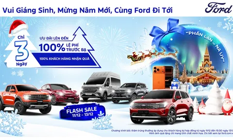 Ford và Hệ Thống Đại Lý với nhiều Ưu Đãi Cuối Năm Và Ưu Đãi 100% Lệ Phí Trước Bạ