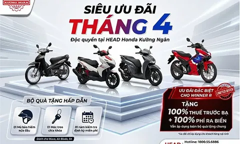 SIÊU ƯU ĐÃI THÁNG 4 TẠI HEAD KƯỜNG NGÂN