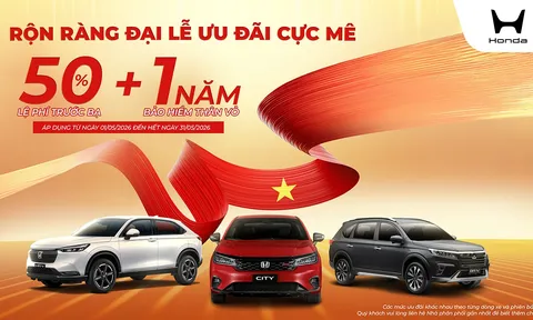 Honda nhiều Ưu đãi dịp Đại Lễ
