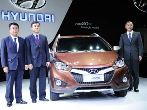 Hyundai HB20X crossover ra mắt tại Brazil