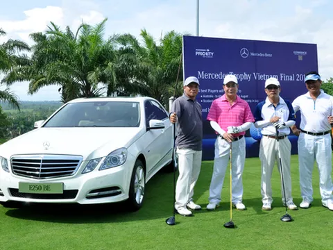 Bất ngờ tại giải golf MercedesTrophy 2013