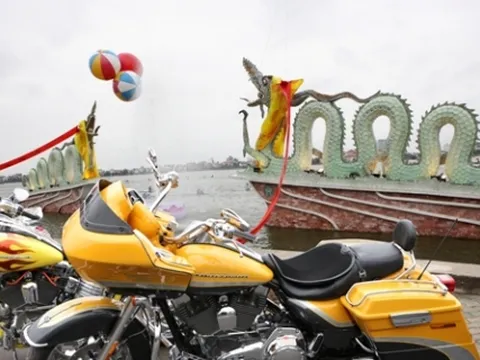 HOG Hà Nội tham gia Lễ Khánh thành đôi Rồng gốm Thăng Long - Hà Nội 