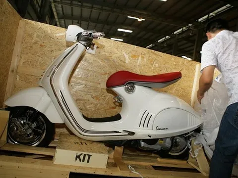 Vespa 946 đã về đến Việt Nam