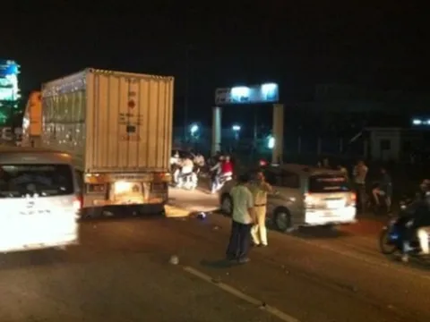 Đầu năm, Container cán nát một nam thanh niên