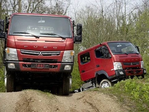Xe tải Fuso mới có khả năng "Offroad"