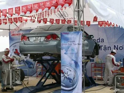 Honda Việt Nam về địa phương chăm sóc khách hàng