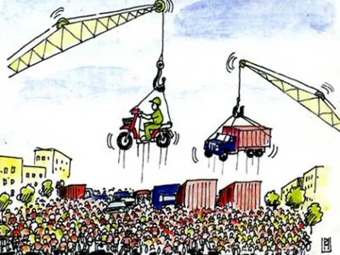 Rảnh rỗi khi tắc đường