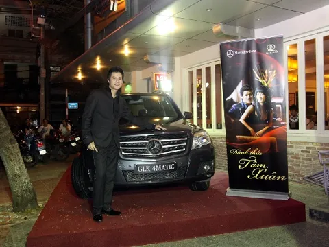 Quang Dũng “bén duyên” với GLK 4MATIC mới