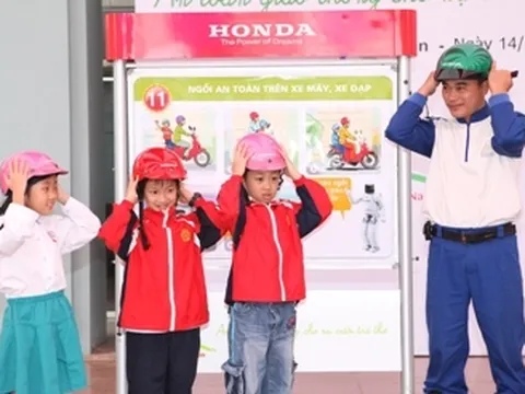 Vui học an toàn giao thông với Honda Việt Nam