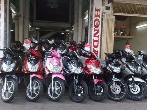 Xe máy Honda lại lên giá