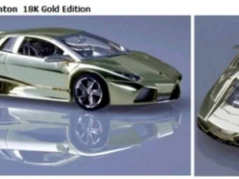  Chiếc Lamborghini chế tác từ vàng và kim cương