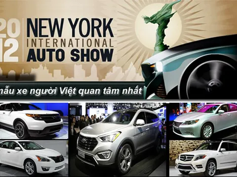 5 Mẫu xe người Việt quan tâm nhất tại NYIAS