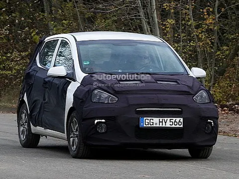 Hyundai i10 2014 lộ diện lần đầu tiên