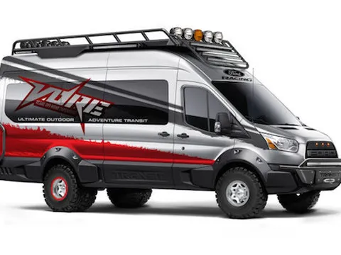 Ford Transit "biến thân" thành xe offroad