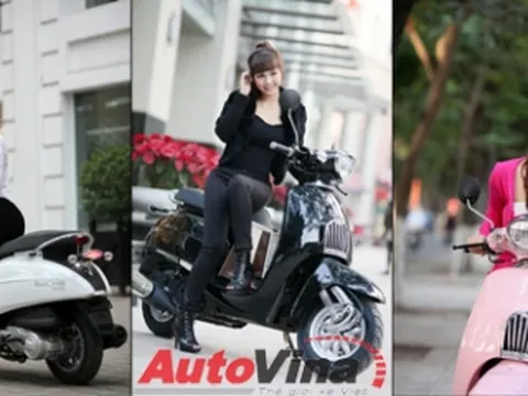 Amici 125 - Duyên dáng bên người mẫu Việt