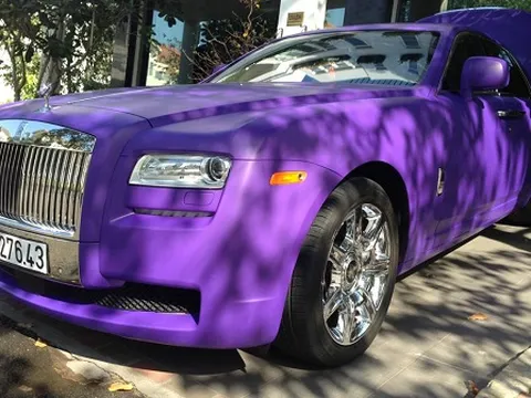 Rolls-Royce Ghost màu "độc" tại Việt Nam