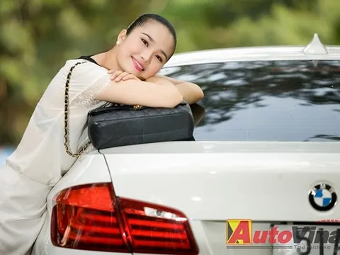 Cao Thùy Dương nhẹ nhàng cùng xế cưng BMW