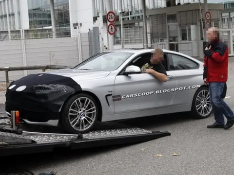 "Chụp lén" BMW 4-Series trên đường thử