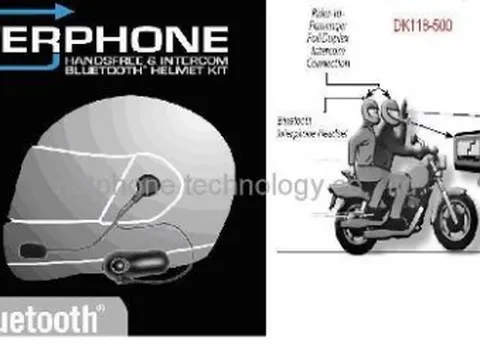 Wireless Interphone cho người đi xe máy