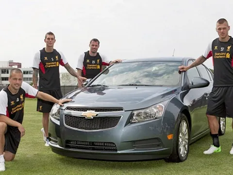 Chevrolet tài trợ cho MU và Liverpool
