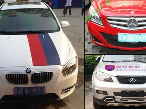 Với 100$, biến xe TQ thành xe sang Đức, Nhật