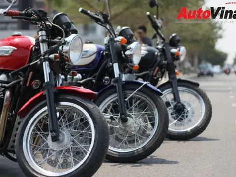 Bộ 3 xe Triumph "huyền thoại" tại Việt Nam