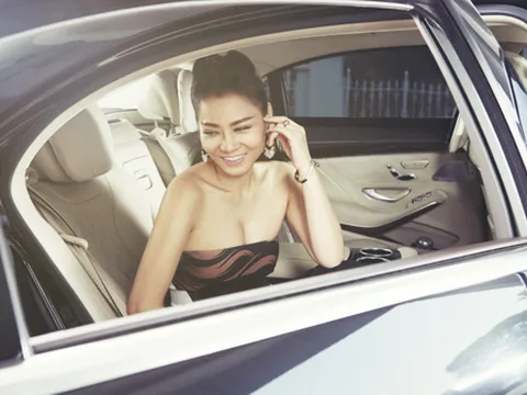 Thu Minh sánh vai cùng Mercedes S-Class