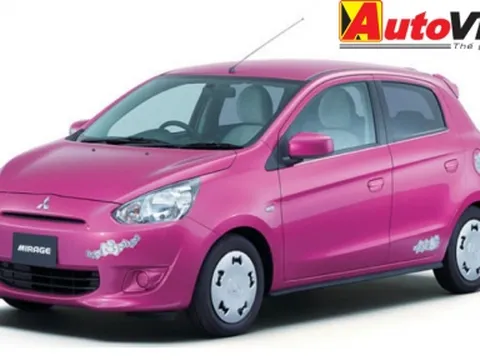 Mitsubishi Mirage "Hello Kitty" ra mắt tại Nhật
