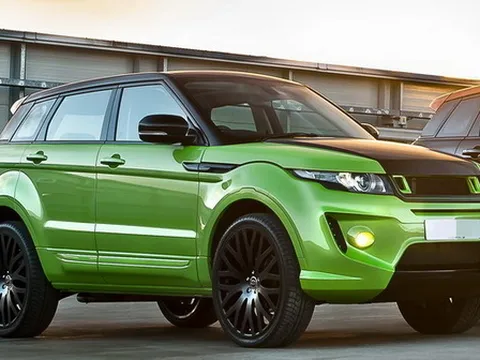 Range Rover Evoque "độ" màu xanh lá đẹp mắt