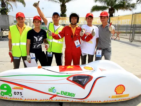 Sinh viên Việt đoạt giải 2 Shell Eco-marathon 2012