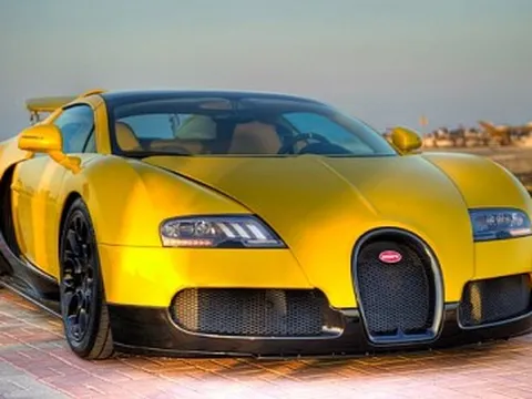 Ngắm chiếc Bugatti Veyron màu độc ở Qatar