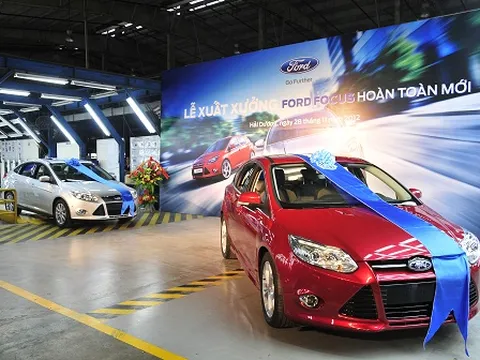Xuất xưởng Ford Focus mới đầu tiên Việt Nam