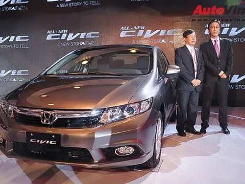 Honda Civic mới giá 725 triệu tại Việt Nam