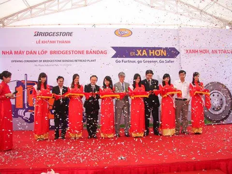 Bridgestone mở nhà máy dán lốp Bình Dương