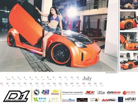 Lịch 2013 cho dân mê xe độ Việt Nam
