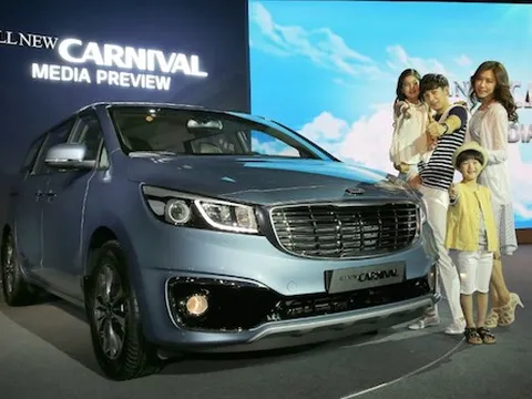 Kia ra mắt Carnival 2015 tại Hàn Quốc