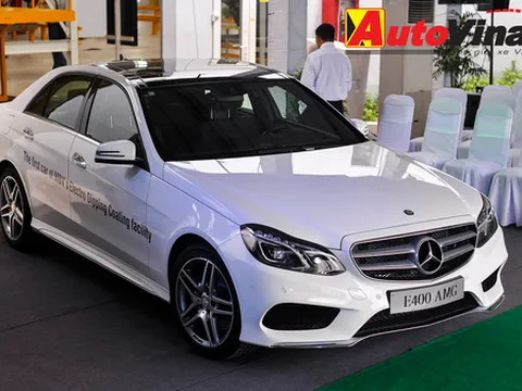 Ngắm chiếc E400 AMG 2014 đầu tiên tại VN