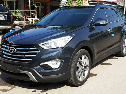 Hyundai Santa Fe trục cơ sở dài về Việt Nam