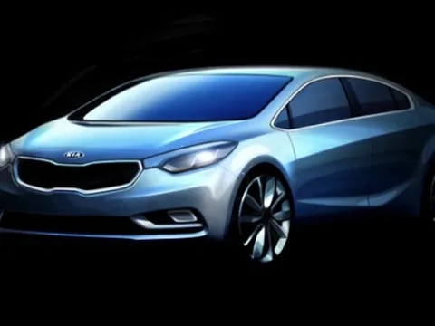 Kia “lộ” thiết kế của Forte 2013