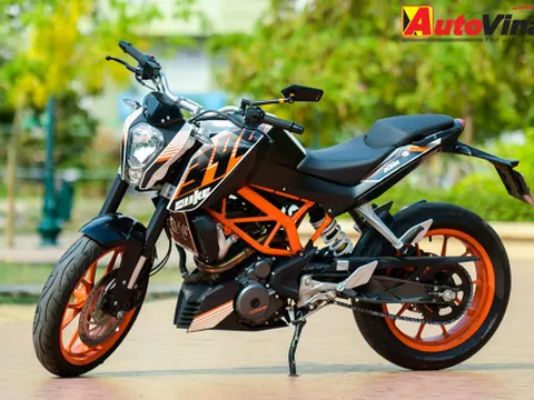 Cận cảnh KTM 390 Duke tại Việt Nam
