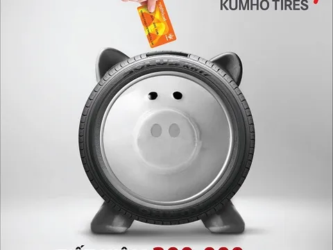 Việt Nam: mua lốp Kumho được tặng phiếu xăng 