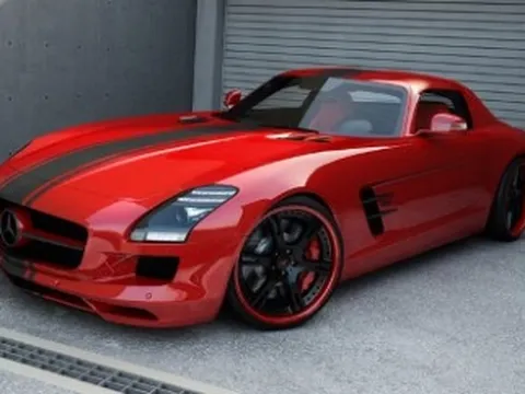Mercedes SLS AMG Wheelsandmore: Bóng bẩy và mạnh mẽ hơn 