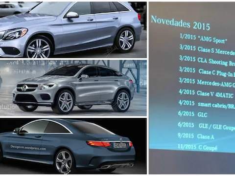 Mercedes sẽ ra mắt 4 xe mới trong năm 2015