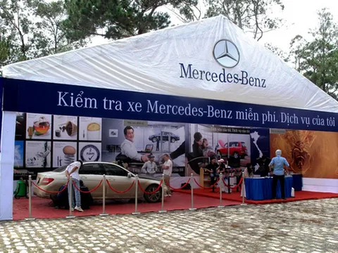 Xe Mercedes-Benz VN được kiểm tra miễn phí