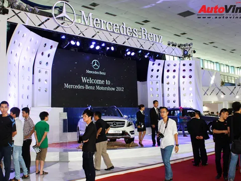 Mercedes-Benz: gian hàng lớn nhất VMS 2012