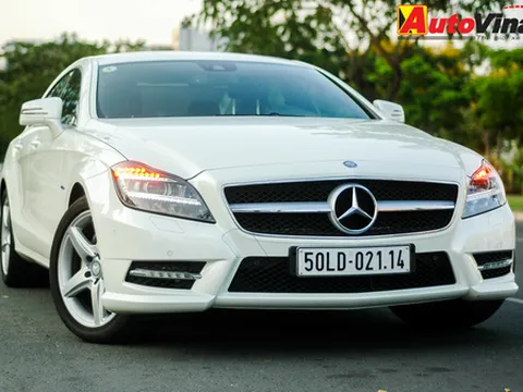 Cận cảnh Mercedes CLS350 BE AMG ở Sài Gòn