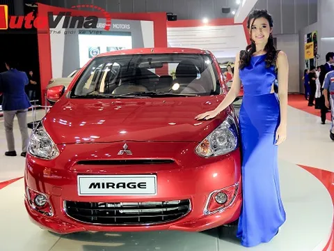 [VMS 2013] Mitsubishi Mirage giá từ 440 triệu